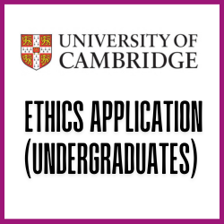 Ethics Application Undergraduates