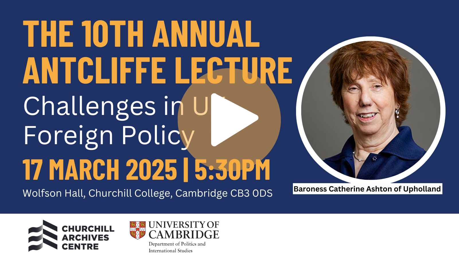 Antcliffe Lecture play video Antcliffe Lecture play video