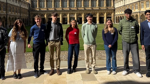 Photo of the 2025 R.A. Butler Prize winners at the celebratory event in Cambridge, September 2025. (Photo: Cat Patterson)