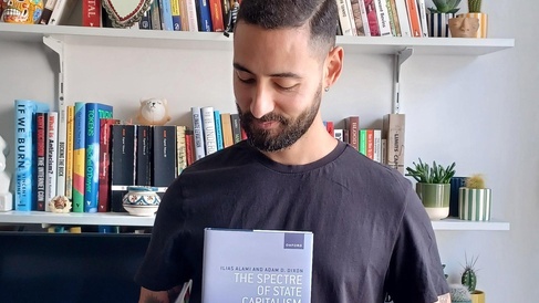 Ilias Alami with his new book 'The Spectre of State Capitalism'
