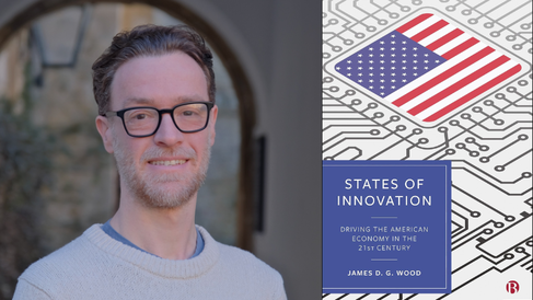 Dr James Wood with new book 'States of Innovation'