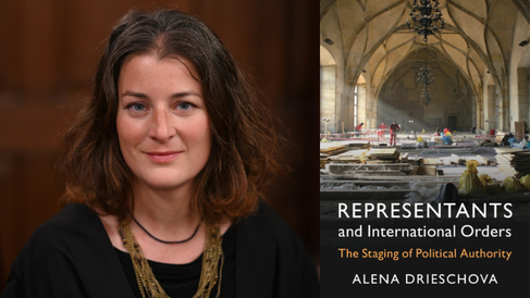 Alena Drieschova and her newest book