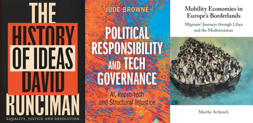 Books by David Runciman, Jude Browne, and Marthe Achtnich