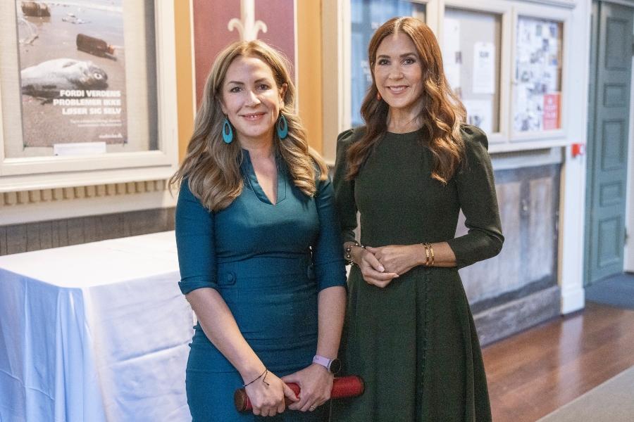 Professor Ayşe Zarakol with Her Majesty Queen Mary of Denmark Professor Ayşe Zarakol with Her Majesty Queen Mary of Denmark