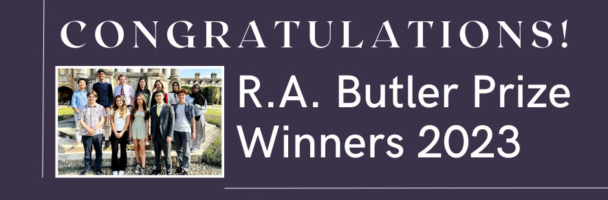 RA Butler Prize Winners RA Butler Prize Winners