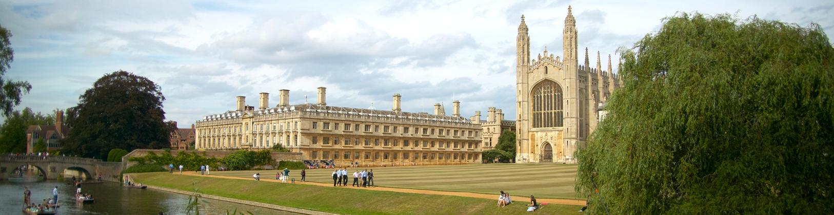 King's College, University of Cambridge with wildflower meadow in the foreground King's College, University of Cambridge with wildflower meadow in the foreground
